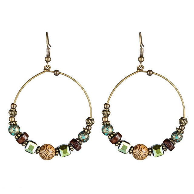 Bohemia crystal earrings for Women