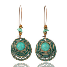 Load image into Gallery viewer, Vintage Ehtnic Dangle Drop Earrings with Stone for Women