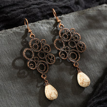 Load image into Gallery viewer, Vintage Ehtnic Dangle Drop Earrings with Stone for Women